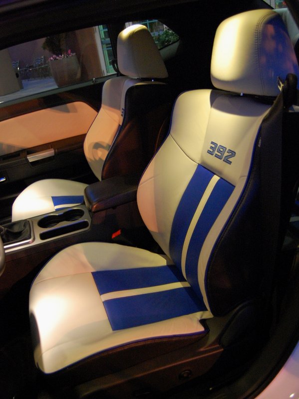 Best seats ever!  Dodge Challenger 392 Hemi