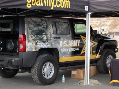 US Army Recruitment Hummer H3 Go Army