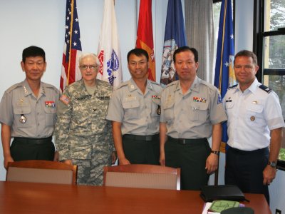 ROK Army Intel School DVs with Commandant & Assistant Commandant