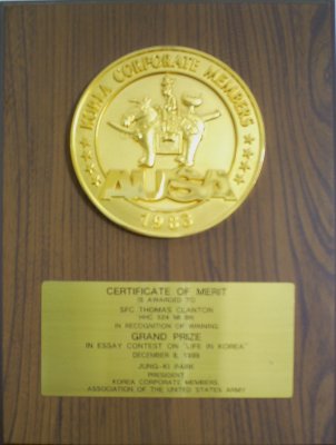 1999 AUSA Essay Contest Grand Prize Winner