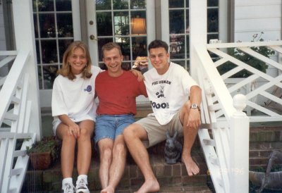 Sis Jennifer, Dave and brother Ben in Wilson, NC