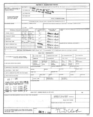 DA Form 348 page 002 military driver certification