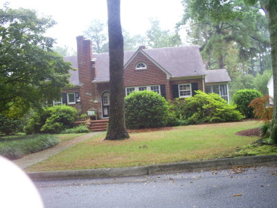 Dad's house in Wilson, NC when I was a teenager