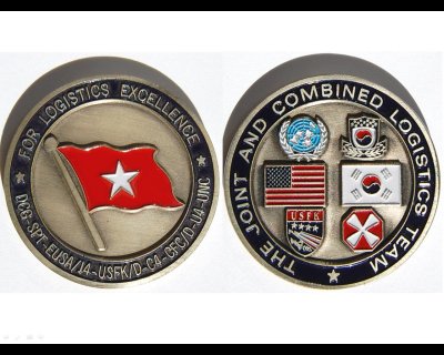 USFK J2 CFC C2 Coin for Logistics Excellence