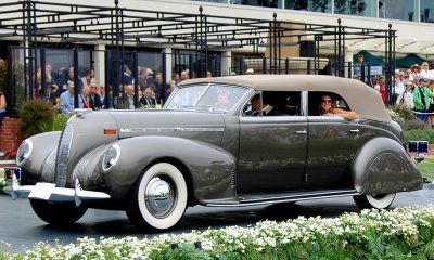 1938 Lincoln K V-12 LeBaron Convertible Sedan