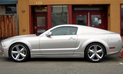 Iacocca Silver 45th Anniversay Mustang