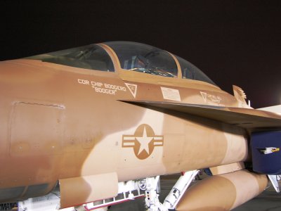US Navy F18 fighter jet