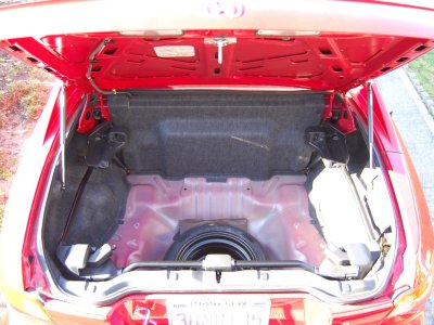 94 Honda Del Sol Si VTEC empty trunk