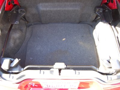 94 Honda Del Sol Si VTEC empty trunk with liner