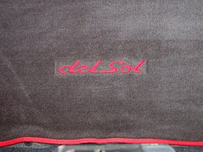 94 Honda Del Sol Si VTEC embroidered trunk carpet