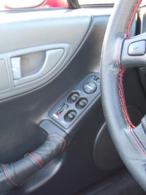 94 Honda Del Sol Si VTEC leather wrap and steering wheel cover