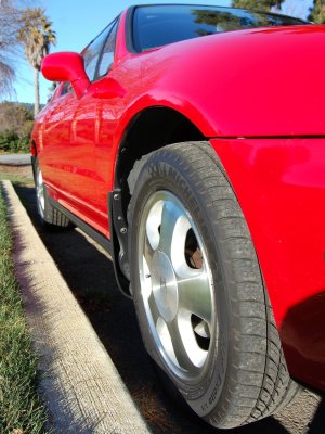 94 Honda Del Sol Si perfect aluminum rims and Michelin tires