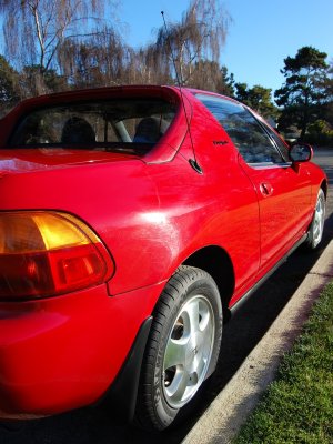 94 Honda Del Sol Si perfect aluminum rims and Michelin tires