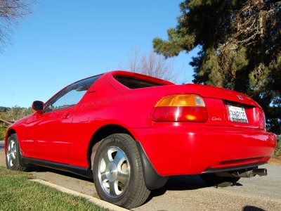 94 Honda Del Sol Si perfect aluminum rims and Michelin tires