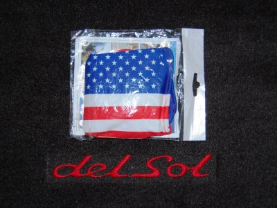 94 Honda Del Sol Si VTEC Stars & Stripes mirror covers