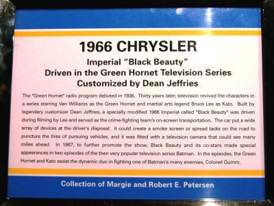 1966 Green Hornet Chrysler Imperial description