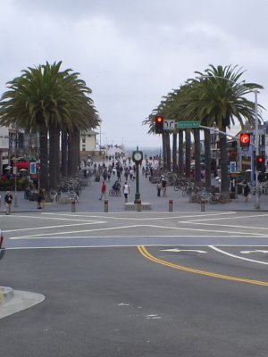 Charming beach intersection