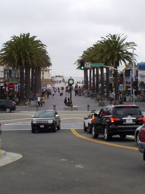 Charming beach intersection