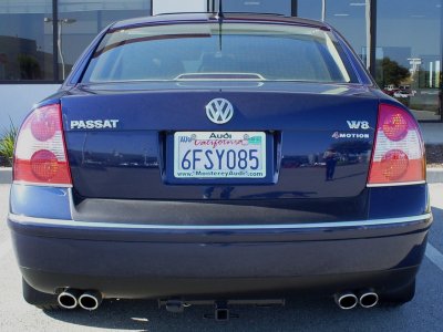 VW Passat W8 4Motion 6MT with never used Dalan trailer hitch