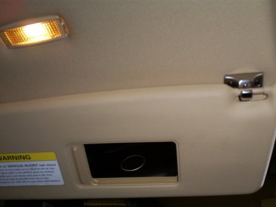 VW Passat W8 4Motion 6MT with stainless steel sunvisor clips and vanity light