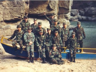 Imjin River bank near the DMZ, Korea