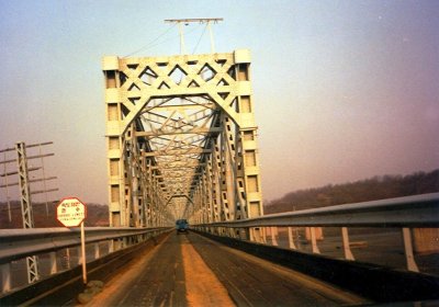Korean DMZ vicinity Freedom Bridge