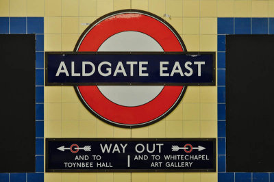 Aldgate East Tube