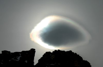 Antarctic cloud & Half Moon Island