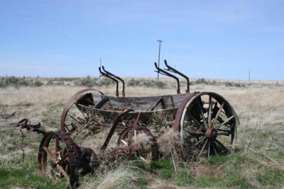 Old grain drill