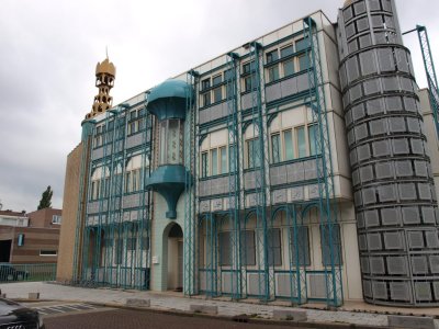 Utrecht, moskee Marokkaans Berlagestraat 13, 2011.jpg