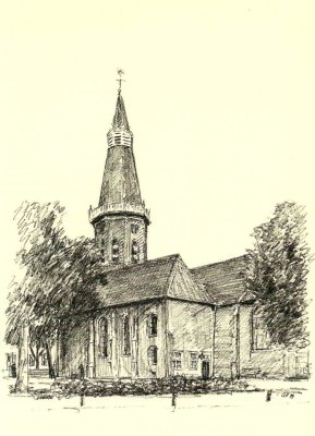 Groede, NH kerk tekening