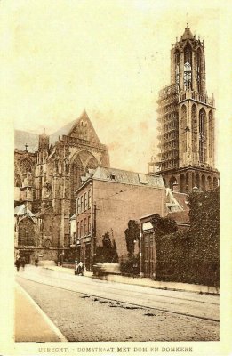 Utrecht, Domtoren en kerk, circa 1925