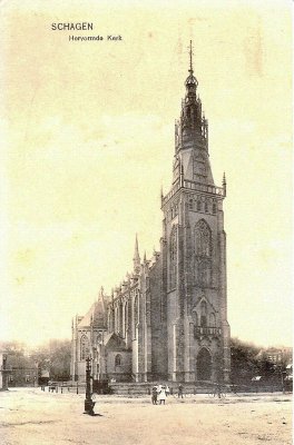 Schagen, NH kerk, circa 1915.jpg