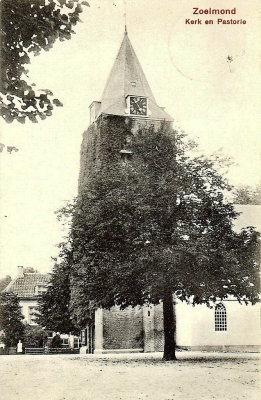 Zoelmond, kerk en pastorie, circa 1910.jpg
