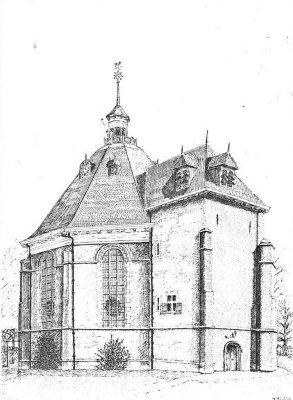Willemstad, NH kerk tekening