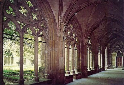 Utrecht, Dom kloostergang, circa 1970