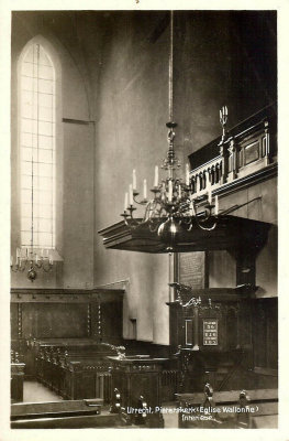 Utrecht, Pieterskerk kansel, circa 1950