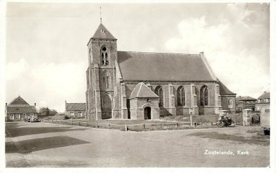 Zoutelande, NH kerk, circa 1955
