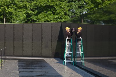 Morning work on the Wall