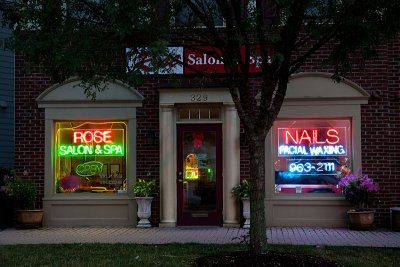 Rose's Salon is colorful