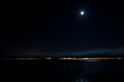 And with the moon