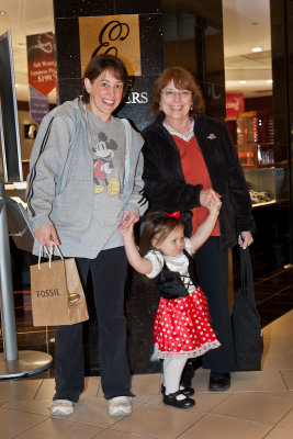 With mom and grandma