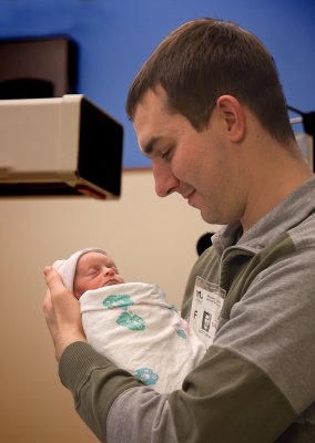 Proud father