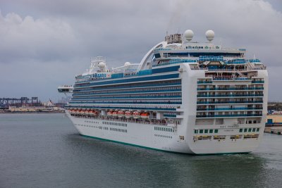 The ill fated Ruby Princess is also leaving