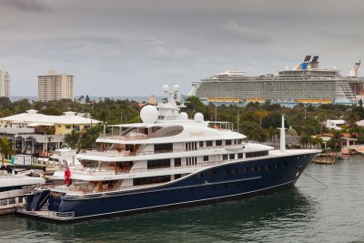 And Cakewalk is a big yacht