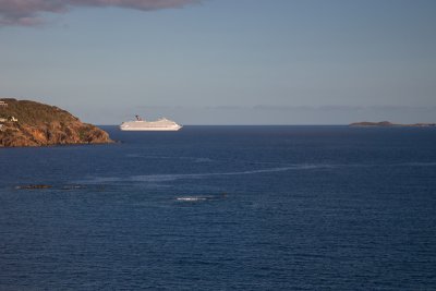 The Carnival Victory is avoiding them also
