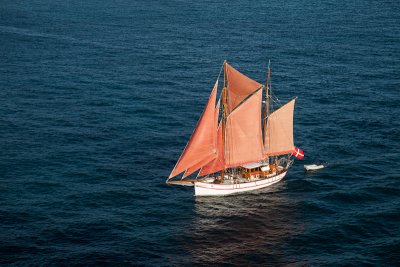 Nice looking sail boat along side