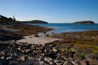 At low tide