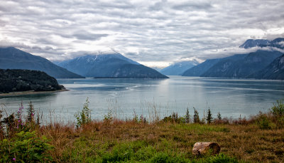 Looking south into the Chilkoot Inlet