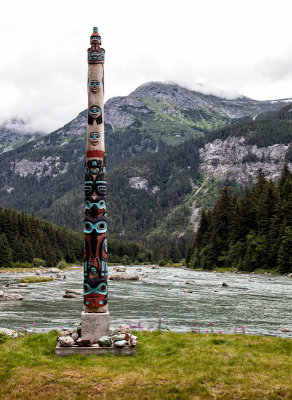 Complete with totem pole